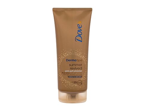 Samoopalovací přípravek Dove Derma Spa Summer Revived Body Lotion 200 ml Medium To Dark poškozený obal