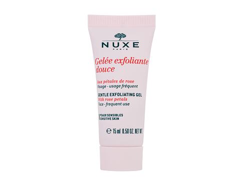 Peeling NUXE Rose Petals Cleanser Gentle Exfoliating Gel 15 ml Tester