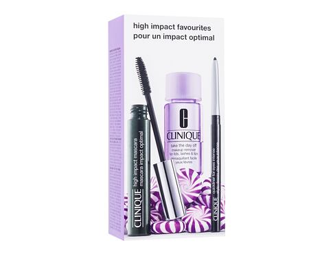 Řasenka Clinique High Impact Favourites 7 ml 01 Black poškozená krabička Kazeta