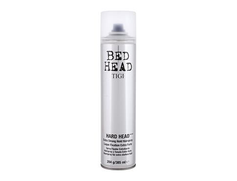 Lak na vlasy Tigi Bed Head Hard Head Extra Strong Hold 385 ml poškozený flakon