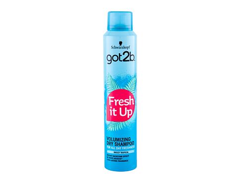 Suchý šampon Schwarzkopf Got2b Fresh It Up Volumizing 200 ml poškozený flakon