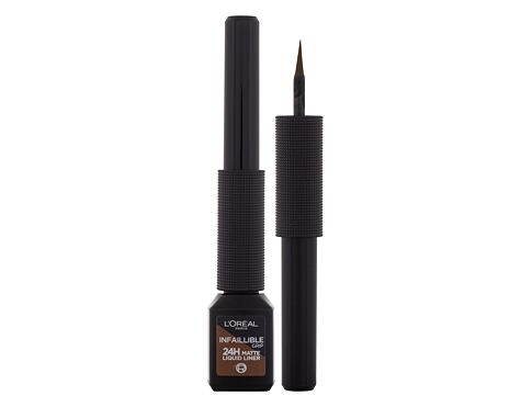 Oční linka L'Oréal Paris Infaillible Grip 24H Matte Liquid Liner 3 ml 03 Brown