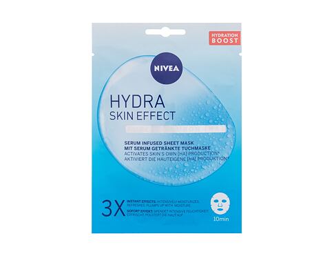 Pleťová maska Nivea Hydra Skin Effect Serum Infused Sheet Mask 1 ks