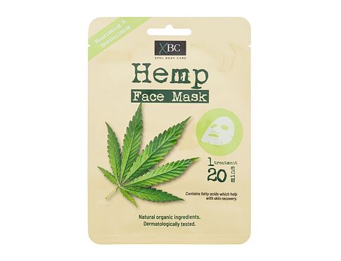 Pleťová maska Xpel Hemp Face Mask 1 ks