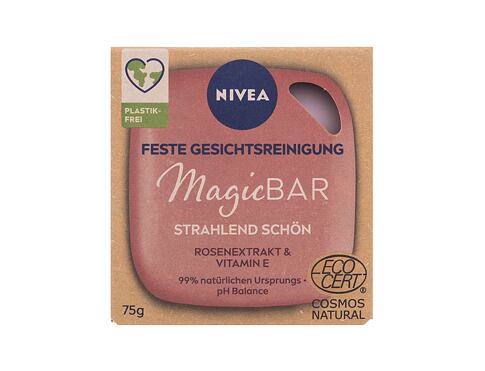 Čisticí mýdlo Nivea Magic Bar Radiance Rose Extract & Vitamin E 75 g