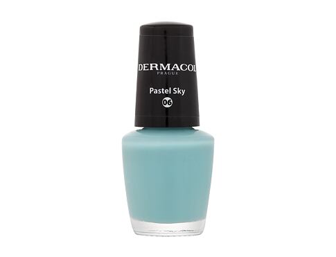 Lak na nehty Dermacol Mini Pastel 5 ml 06 Pastel Sky