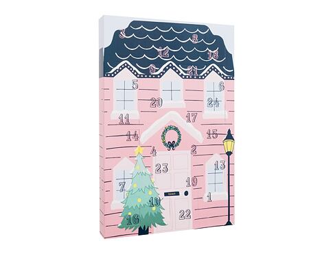 Bomba do koupele Bomb Cosmetics Santa Stop Here Advent Calendar 1 ks poškozená krabička Kazeta