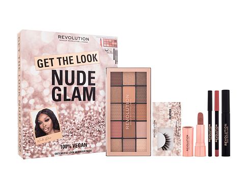 Oční stín Makeup Revolution London Get The Look Nude Glam 16,5 g Understated poškozená krabička Kazeta