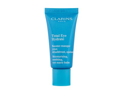 Maska na oči Clarins Total Eye Hydrate Moisturizing, Soothing, Eye Mask-Balm 20 ml poškozená krabička