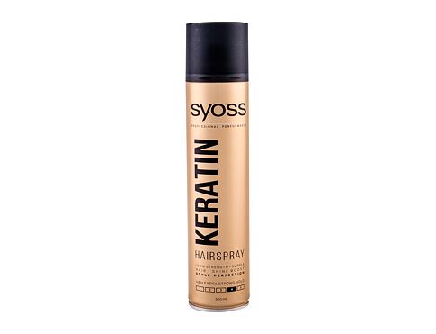 Lak na vlasy Syoss Keratin Hair Spray 300 ml poškozený flakon