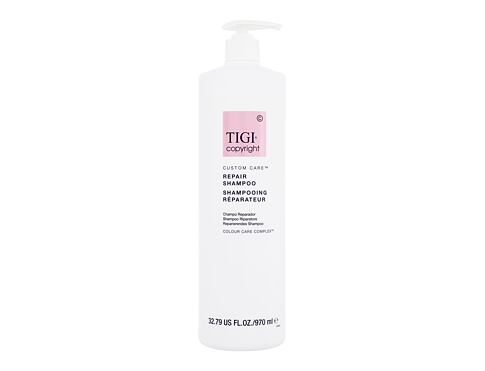 Šampon Tigi Copyright Custom Care Repair Shampoo 970 ml poškozený flakon