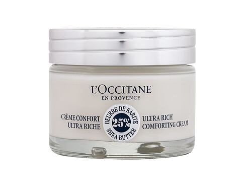 Denní pleťový krém L'Occitane Shea Butter Ultra Rich Comforting Cream 50 ml