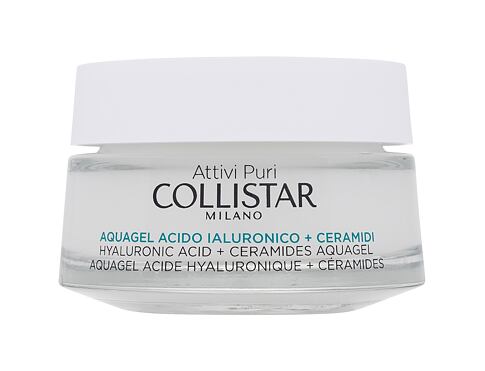 Pleťový gel Collistar Pure Actives (Attivi Puri) Hyaluronic Acid + Ceramides Aquagel 50 ml