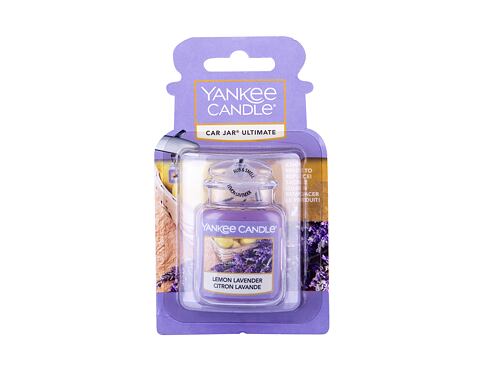 Vůně do auta Yankee Candle Lemon Lavender Car Jar 1 ks poškozený obal