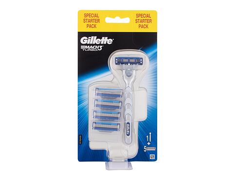 Holicí strojek Gillette Mach3 Turbo 1 ks poškozená krabička
