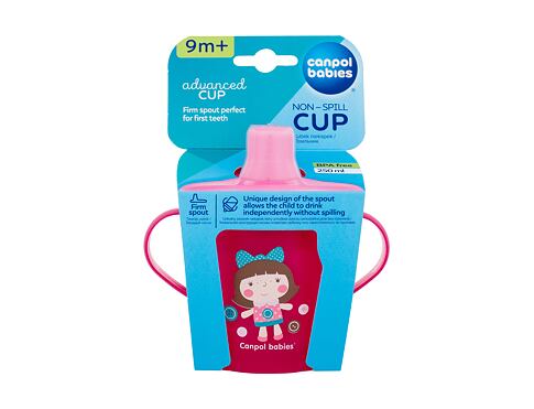 Hrneček Canpol babies Toys Non-Spill Cup Pink 9m+ 250 ml
