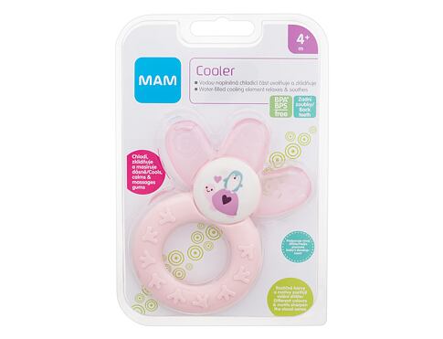 Kousátko MAM Cooler Teether 4m+ Pink 1 ks