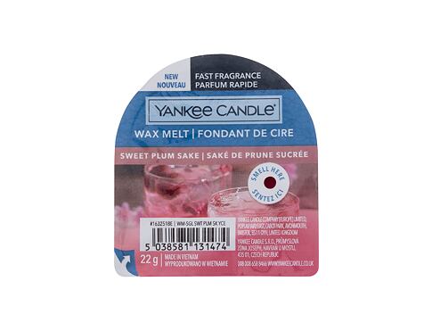 Vonný vosk Yankee Candle Sweet Plum Sake 22 g poškozený obal