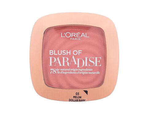 Tvářenka L'Oréal Paris Blush Of Paradise 9 g 03 Melon Dollar Baby