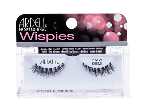 Umělé řasy Ardell Wispies Baby Demi 1 ks Black poškozená krabička