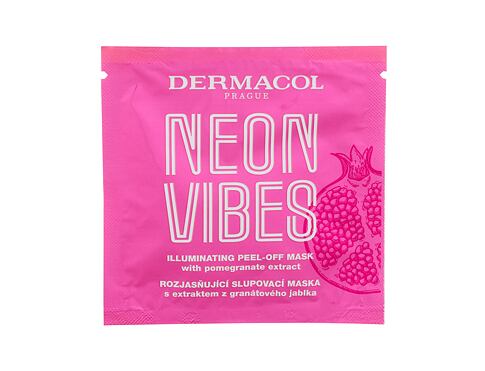 Pleťová maska Dermacol Neon Vibes Illuminating Peel-Off Mask 8 ml