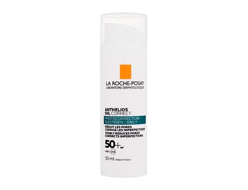 Opalovací přípravek na obličej La Roche-Posay Anthelios Oil Correct Photocorrection Daily Gel-Cream SPF50+ 50 ml poškozená krabička