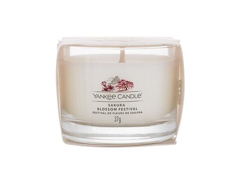 Vonná svíčka Yankee Candle Sakura Blossom Festival 37 g poškozený obal