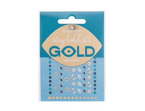 Ozdoby na nehty Essence Nail Stickers Stay Bold, It's Gold 1 balení