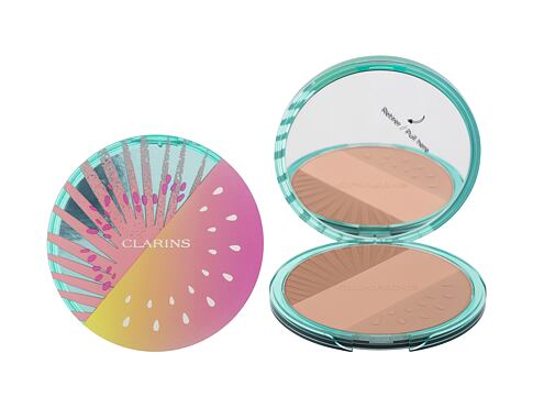 Bronzer Clarins Bronzing Compact 18 g poškozená krabička