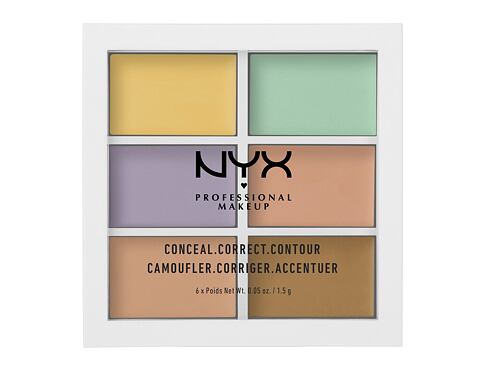 Konturovací paletka NYX Professional Makeup Color Correcting Concealer 9 g Multicolor