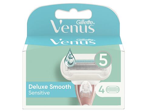 Náhradní břit Gillette Venus Deluxe Smooth Sensitive 4 ks