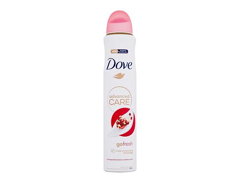 Antiperspirant Dove Advanced Care Go Fresh Pomegranate & Lemon Verbena 72h 200 ml poškozený flakon