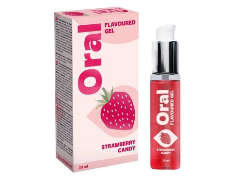 Lubrikační gel Sexy Elephant Oral Flavoured Gel Strawberry Candy 30 ml poškozená krabička