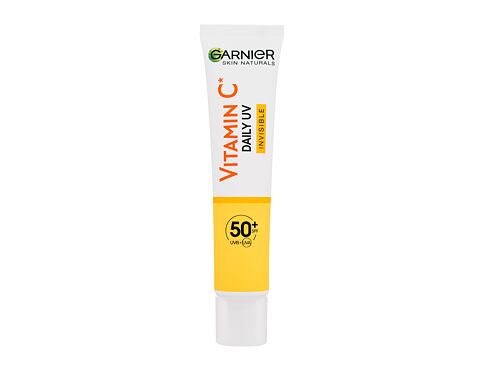 Denní pleťový krém Garnier Skin Naturals Vitamin C Daily UV Invisible SPF50+ 40 ml poškozená krabička