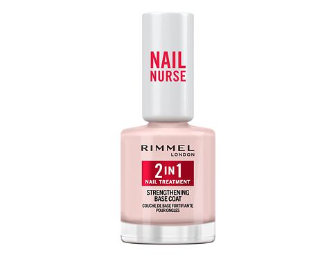 Lak na nehty Rimmel London Nail Nurse 2in1 Strenghtening Base Coat 12 ml