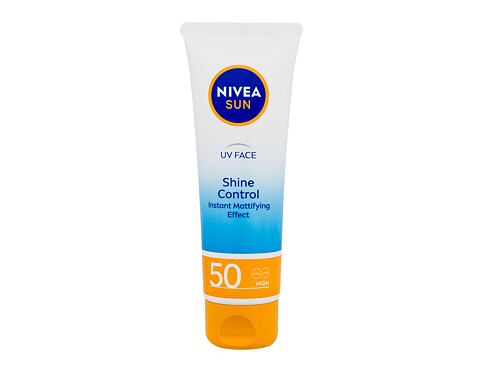 Opalovací přípravek na obličej Nivea Sun UV Face Shine Control SPF50 50 ml