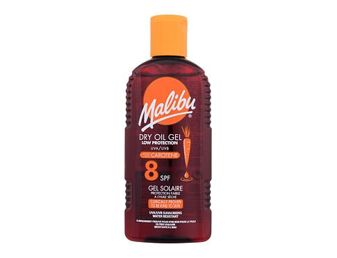 Opalovací přípravek na tělo Malibu Dry Oil Gel With Carotene SPF8 200 ml