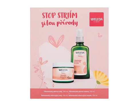 Masážní přípravek Weleda Mother Stop Stretch Set 100 ml Kazeta