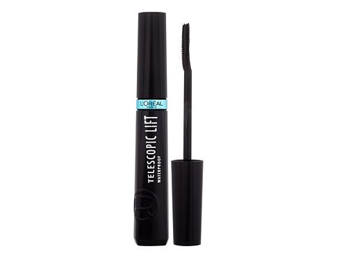 Řasenka L'Oréal Paris Telescopic Lift Waterproof 8 ml Black