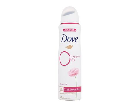Deodorant Dove 0% ALU Rose 48h 150 ml poškozený flakon