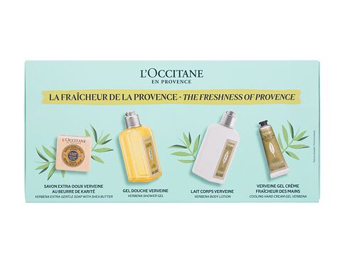 Sprchový gel L'Occitane Verveine (Verbena) The Freshness Of Provence 70 ml poškozená krabička Kazeta