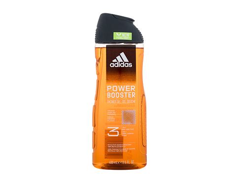 Sprchový gel Adidas Power Booster Shower Gel 3-In-1 New Cleaner Formula 400 ml poškozený flakon