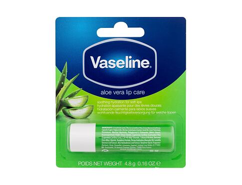 Balzám na rty Vaseline Aloe Vera Lip Care 4,8 g poškozený obal