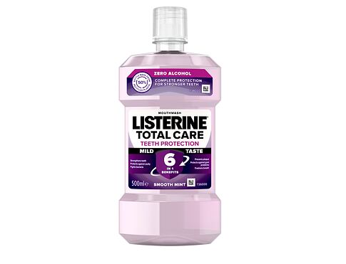 Ústní voda Listerine Total Care Teeth Protection Mild Taste Mouthwash 6 in 1 500 ml
