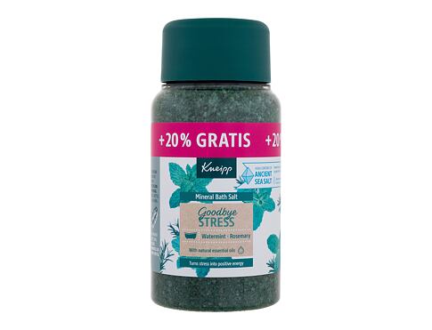 Koupelová sůl Kneipp Goodbye Stress Mineral Bath Salt 600 g poškozený obal