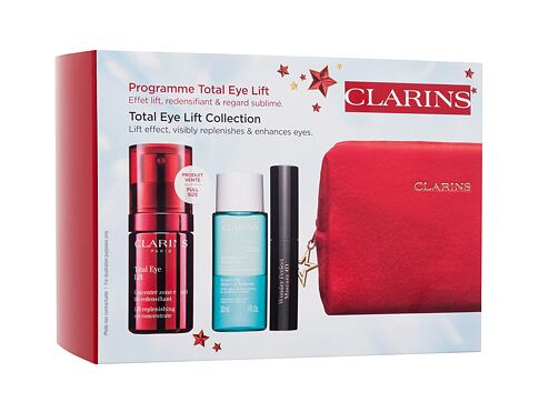 Oční krém Clarins Total Eye Lift Collection 15 ml poškozená krabička Kazeta