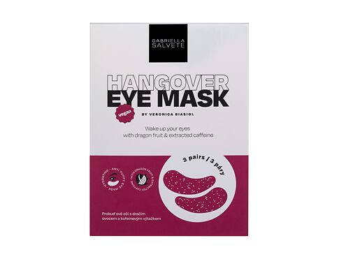 Maska na oči Gabriella Salvete Party Calling Hangover Eye Mask 6 ks poškozená krabička