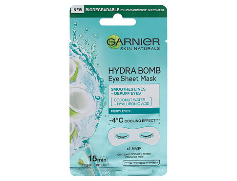 Maska na oči Garnier Skin Naturals Moisture+ Smoothness 1 ks