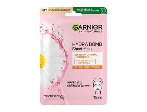 Pleťová maska Garnier Skin Naturals Moisture + Comfort 1 ks