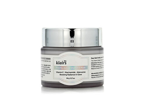 Pleťová maska Dear, Klairs Freshly Juiced Vitamin E Mask 90 g